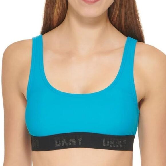 NWT DKNY women Logo bikini top - Picture 1 of 4